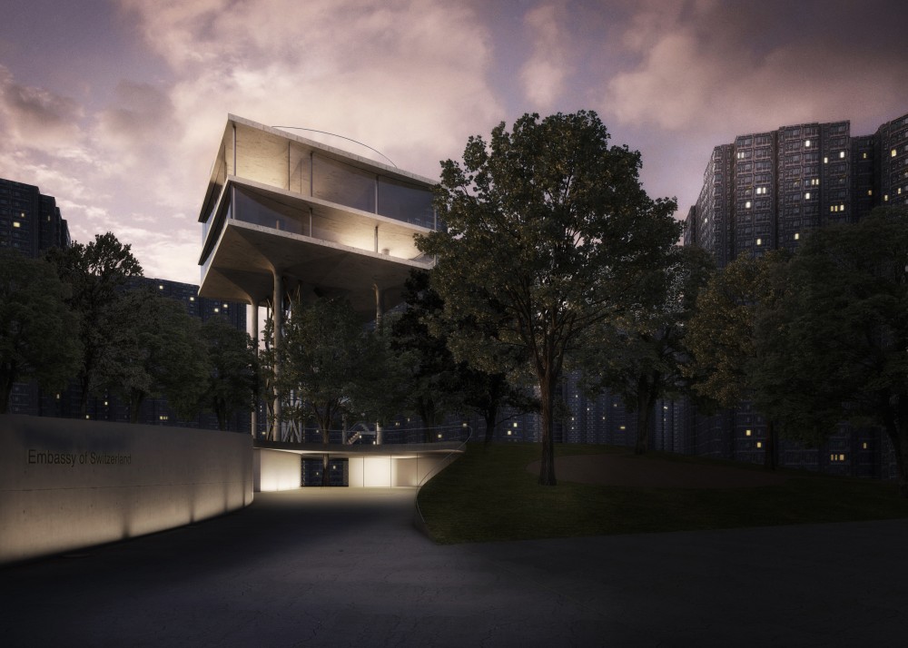 Swiss Embassy Competition Entry / Personeni Raffaele Schärer Architects