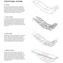 Helsinki Central Library Competition Entry (17) structural diagram