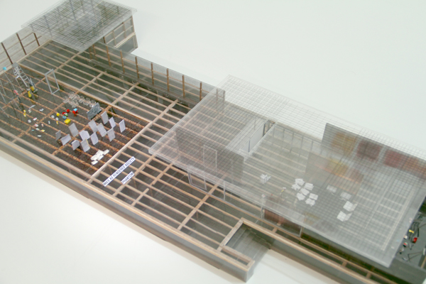 ‘Phantom. Mies as Rendered Society’ Installation / Andrés Jaque