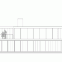 Laguna Verde House II / Altamirano Armanet Arquitectos Laguna Verde House II / Altamirano Armanet Arquitectos North Elevation 01