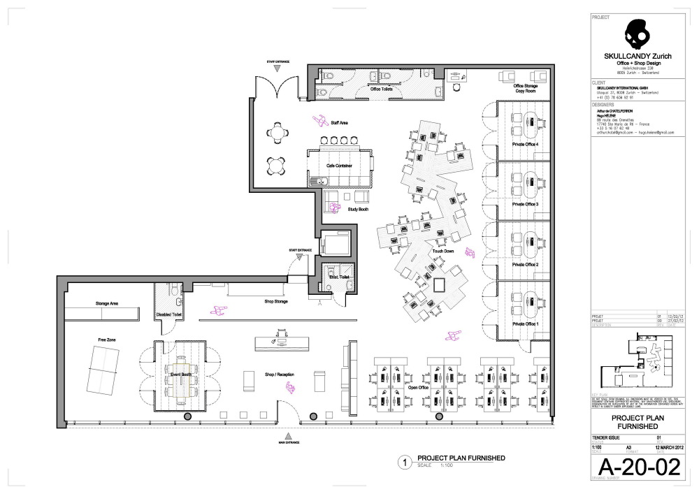 Skullcandy Office / Arthur de Chatelperron + Hugo Hélène