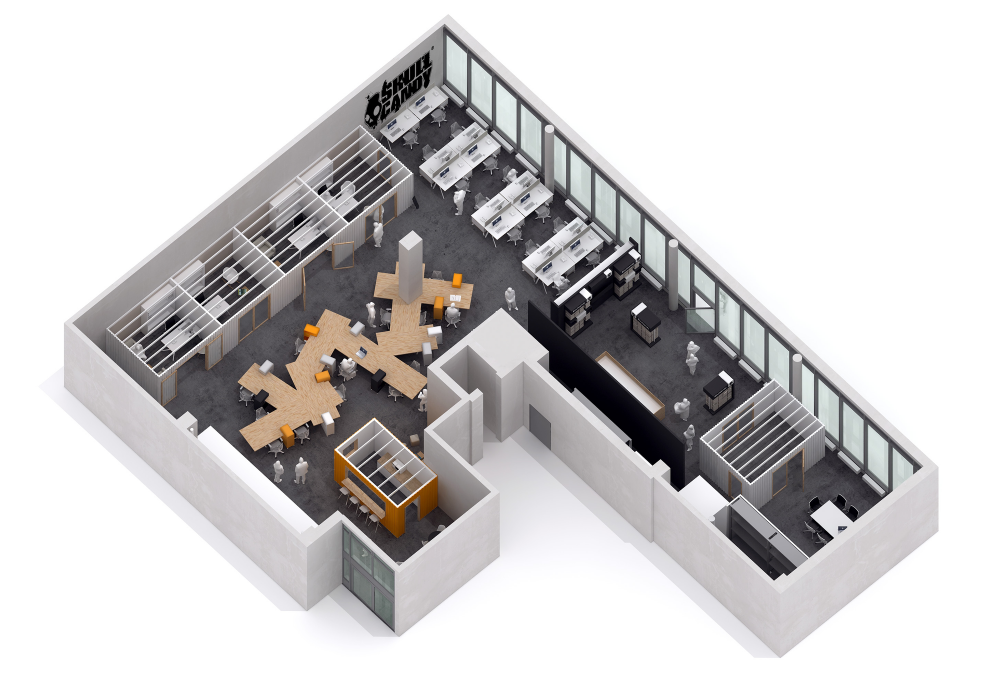 Skullcandy Office / Arthur de Chatelperron + Hugo Hélène