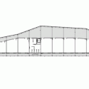 Edificio Multiusos / Vahos Arquitectura Edificio Multiusos / Vahos Arquitectura First Floor Plan