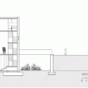 Edificio Multiusos Para Central Termosolar Astexol-2 / Sáenz De Oiza Arquitectos Edificio Multiusos Para Central Termosolar Astexol-2 / Sáenz De Oiza Arquitectos Longitudinal Section