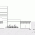 Edificio Multiusos Para Central Termosolar Astexol-2 / Sáenz De Oiza Arquitectos Edificio Multiusos Para Central Termosolar Astexol-2 / Sáenz De Oiza Arquitectos Longitudinal Section