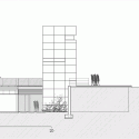 Edificio Multiusos Para Central Termosolar Astexol-2 / Sáenz De Oiza Arquitectos Edificio Multiusos Para Central Termosolar Astexol-2 / Sáenz De Oiza Arquitectos Cross Section