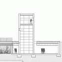 Edificio Multiusos Para Central Termosolar Astexol-2 / Sáenz De Oiza Arquitectos Edificio Multiusos Para Central Termosolar Astexol-2 / Sáenz De Oiza Arquitectos Cross Section