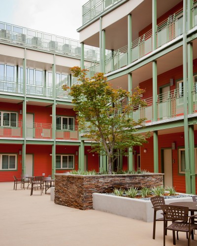 The Rosa F. Keller Building, a 2013 SEED Award Winner, is a housing complex in New Orleans which integrates formerly homeless and low-income residents in a safe environment. Photo courtesy of the Rosa F. Keller Building.
