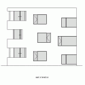 Higashifuchuu Apartments / Mejiro Studio East Elevation