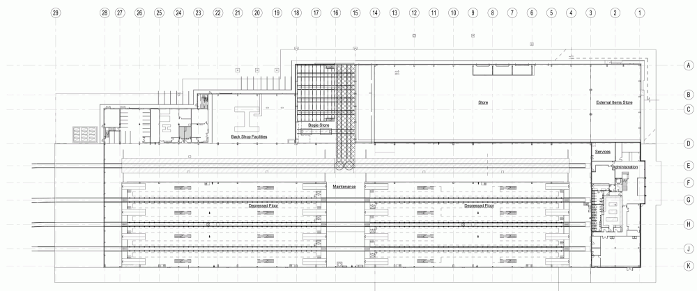 Craigieburn Train Maintenance Facility / HBO+EMTB