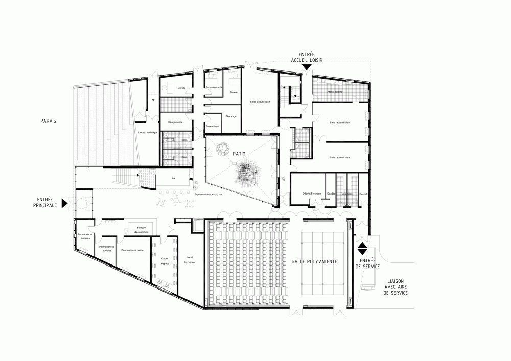 Cultural Center in Nevers / Ateliers O-S architectes