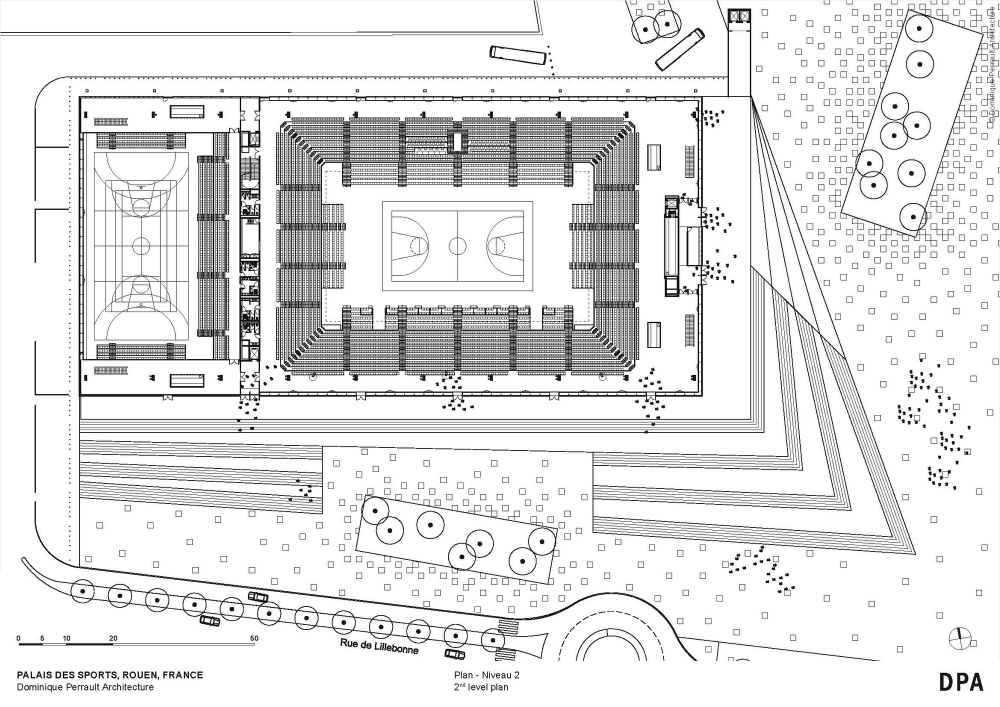 Palais des Sports de Rouen / Dominique Perrault Architecture