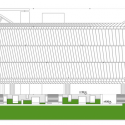 Call Center Querétaro / Estudio Lamela Arquitecto West Elevation