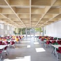 Salmtal Secondary School Canteen / SpreierTrenner Architekten Salmtal Secondary School Canteen / SpreierTrenner Architekten Courtesy of Guido Erbring Architekturfotografie
