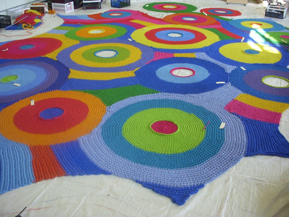 Meet the Artist Behind Those Amazing, Hand-Knitted Playgrounds