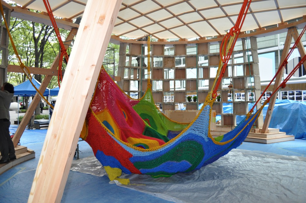 Meet the Artist Behind Those Amazing, Hand-Knitted Playgrounds