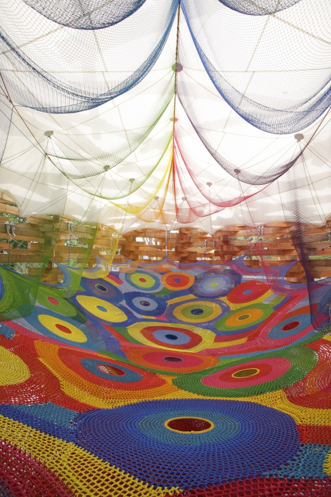 Meet the Artist Behind Those Amazing, Hand-Knitted Playgrounds