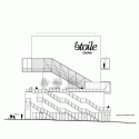 Etoile Lilas Cinema / Hardel et Le Bihan Architectes Elevation