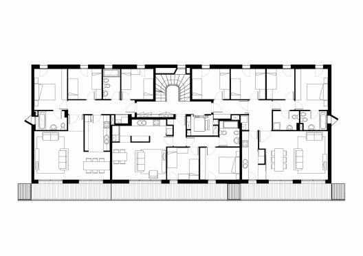 Bloque de 60 Viviendas, Locales y Aparcamiento / ONL Arquitectura
