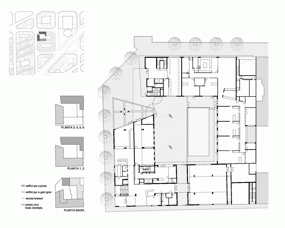 154 Rental Social Housing and Public Building for the Barcelona Municipal Housing / ONL Arquitectura