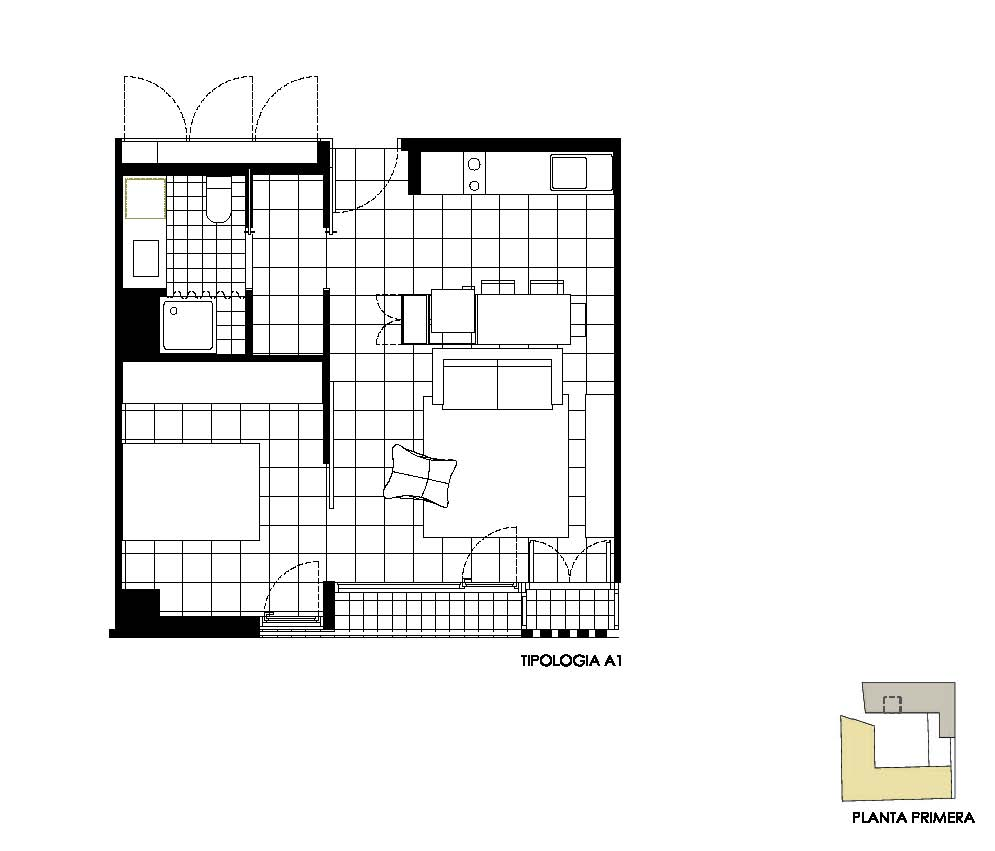 154 Rental Social Housing and Public Building for the Barcelona Municipal Housing / ONL Arquitectura