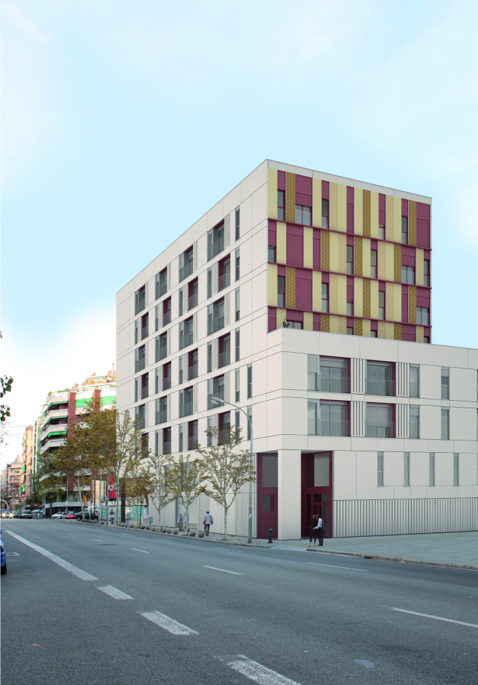 154 Rental Social Housing and Public Building for the Barcelona Municipal Housing / ONL Arquitectura