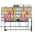 16 Viviendas Sociales Para El Ajuntamiento De Granollers / ONL Arquitectura Elevation