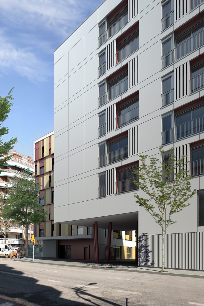 154 Rental Social Housing and Public Building for the Barcelona Municipal Housing / ONL Arquitectura