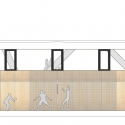 Sporthalle Landheim Bruettisellen / L3P Architects Sporthalle Landheim Bruettisellen / L3P Architects Elevation