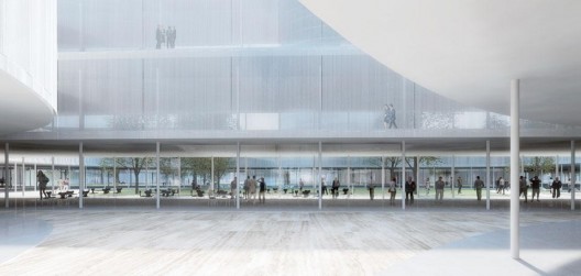 The new Bocconi University campus by SANAA. Photo via Domus.
