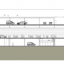 Centro de Servicio del Automóvil / Beriot, Bernardini Arquitectos Section