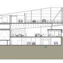 Centro de Servicio del Automóvil / Beriot, Bernardini Arquitectos Section