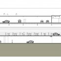 Centro de Servicio del Automóvil / Beriot, Bernardini Arquitectos Section