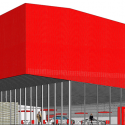 Centro de Servicio del Automóvil / Beriot, Bernardini Arquitectos Render