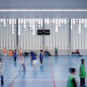 Gymnasium and Town Hall Esplanade / LAN Architecture Gymnasium and Town Hall Esplanade / LAN Architecture © Julien Lanoo