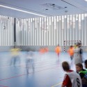 Gymnasium and Town Hall Esplanade / LAN Architecture Gymnasium and Town Hall Esplanade / LAN Architecture © Julien Lanoo