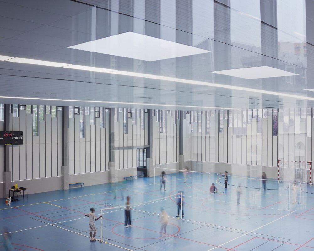 Gymnasium and Town Hall Esplanade / LAN Architecture