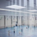 Gymnasium and Town Hall Esplanade / LAN Architecture Gymnasium and Town Hall Esplanade / LAN Architecture © Julien Lanoo