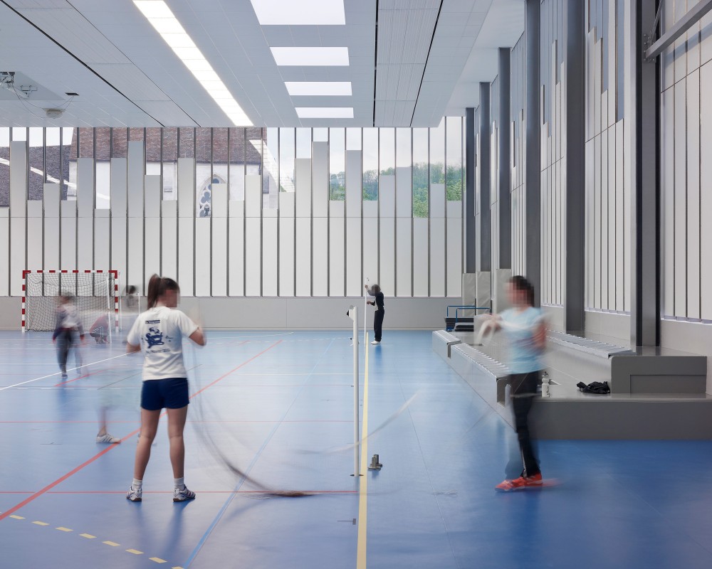 Gymnasium and Town Hall Esplanade / LAN Architecture