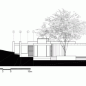 G1 House /  Gabriel Rivera Arquitectos Lateral façade