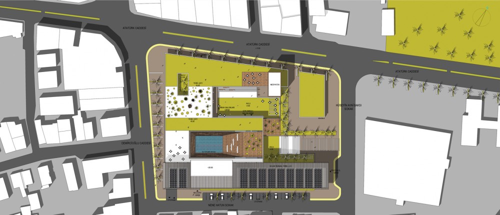 Çanakkale Municipality “Green” Cultural Center & Municipality Building Competition Entry / Onat Öktem and Ziya Imren