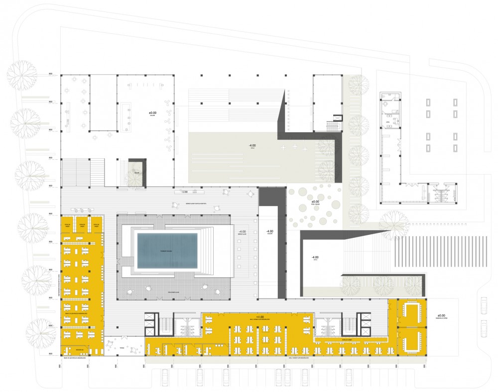 Çanakkale Municipality “Green” Cultural Center & Municipality Building Competition Entry / Onat Öktem and Ziya Imren