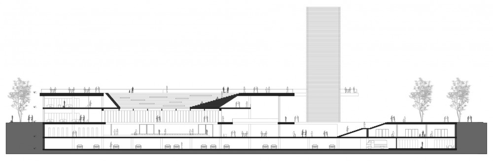 Çanakkale Municipality “Green” Cultural Center & Municipality Building Competition Entry / Onat Öktem and Ziya Imren