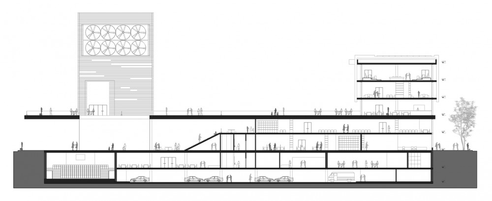 Çanakkale Municipality “Green” Cultural Center & Municipality Building Competition Entry / Onat Öktem and Ziya Imren