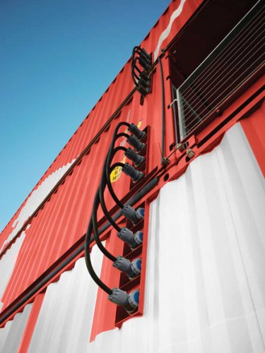 Puma City Shipping Container Store by LOT-EK © Danny Bright