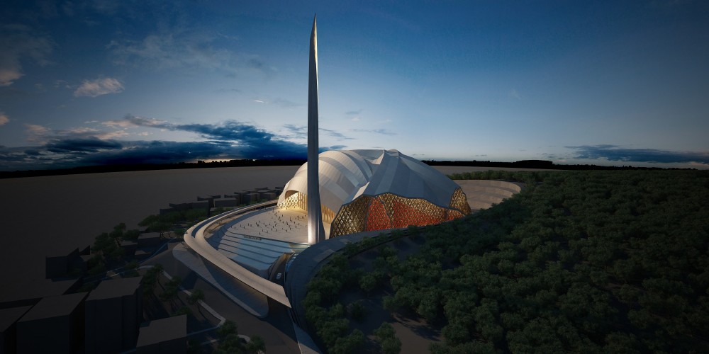 Istanbul Camlica Mosque Second Prize Winning Proposal / SN Architects