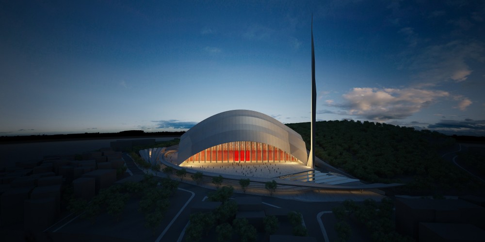 Istanbul Camlica Mosque Second Prize Winning Proposal / SN Architects