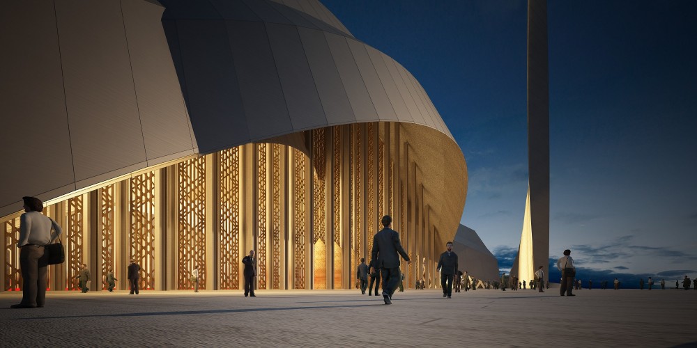 Istanbul Camlica Mosque Second Prize Winning Proposal / SN Architects