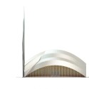 Istanbul Camlica Mosque Second Prize Winning Proposal (21) southeast elevation
