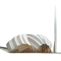 Istanbul Camlica Mosque Second Prize Winning Proposal (22) northeast elevation